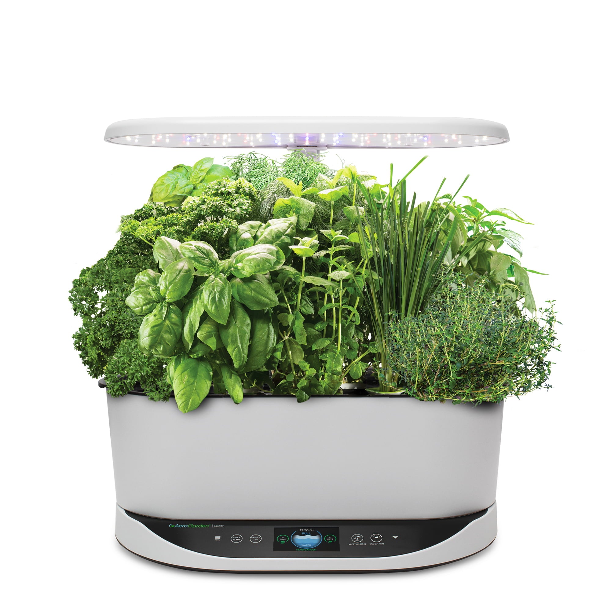 AeroGarden Bounty - Indoor Garden with LED Grow Light， White