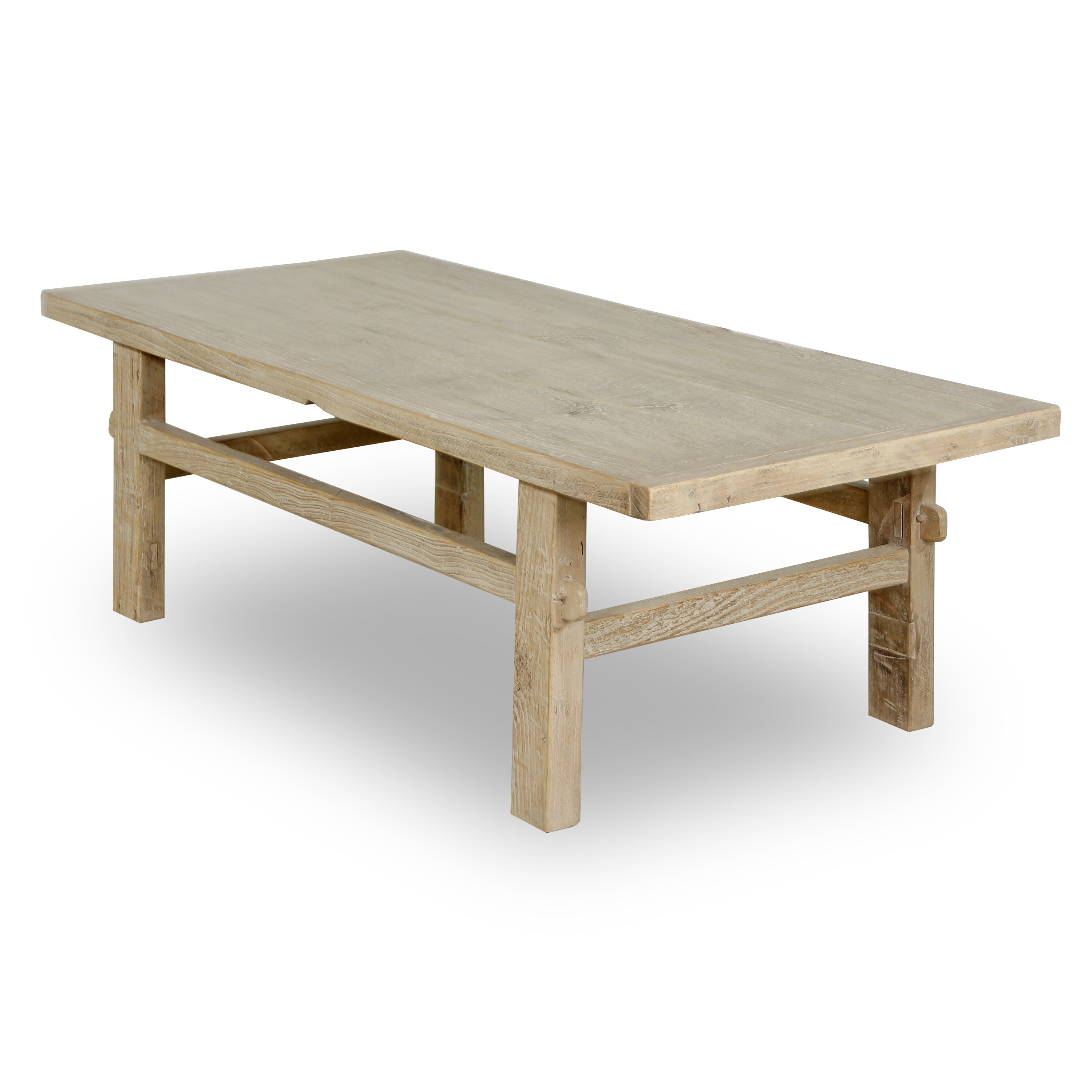 Artissance Hermosa Rustic Coffee Table Small Weathered Natural 48x22x16 - 48