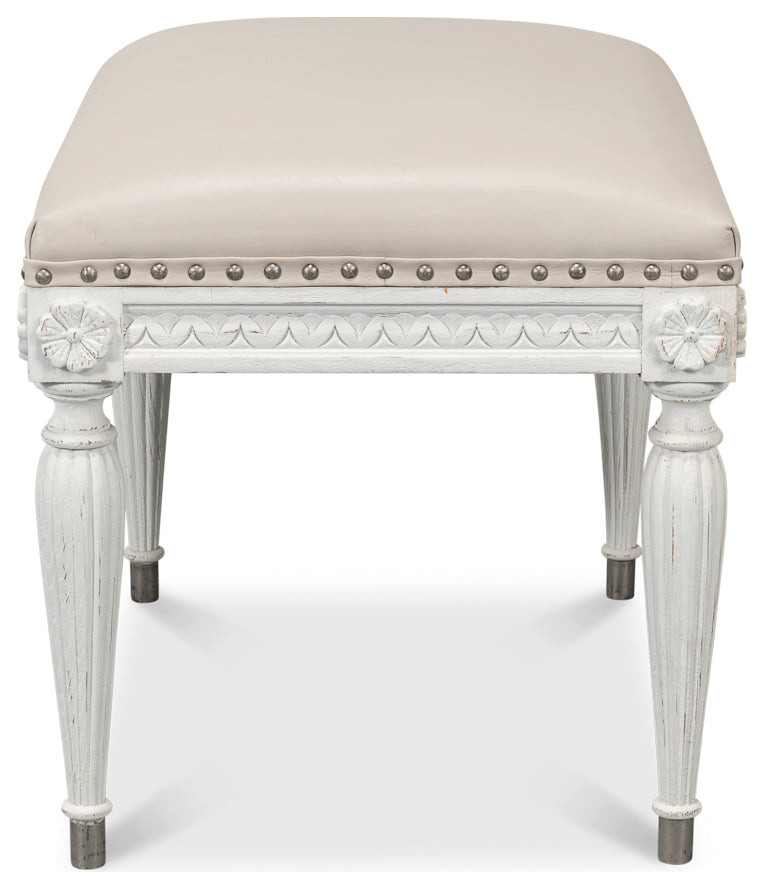 Layne Bungalow Ottoman   Traditional   Footstools And Ottomans   by Sideboards and Things  Houzz