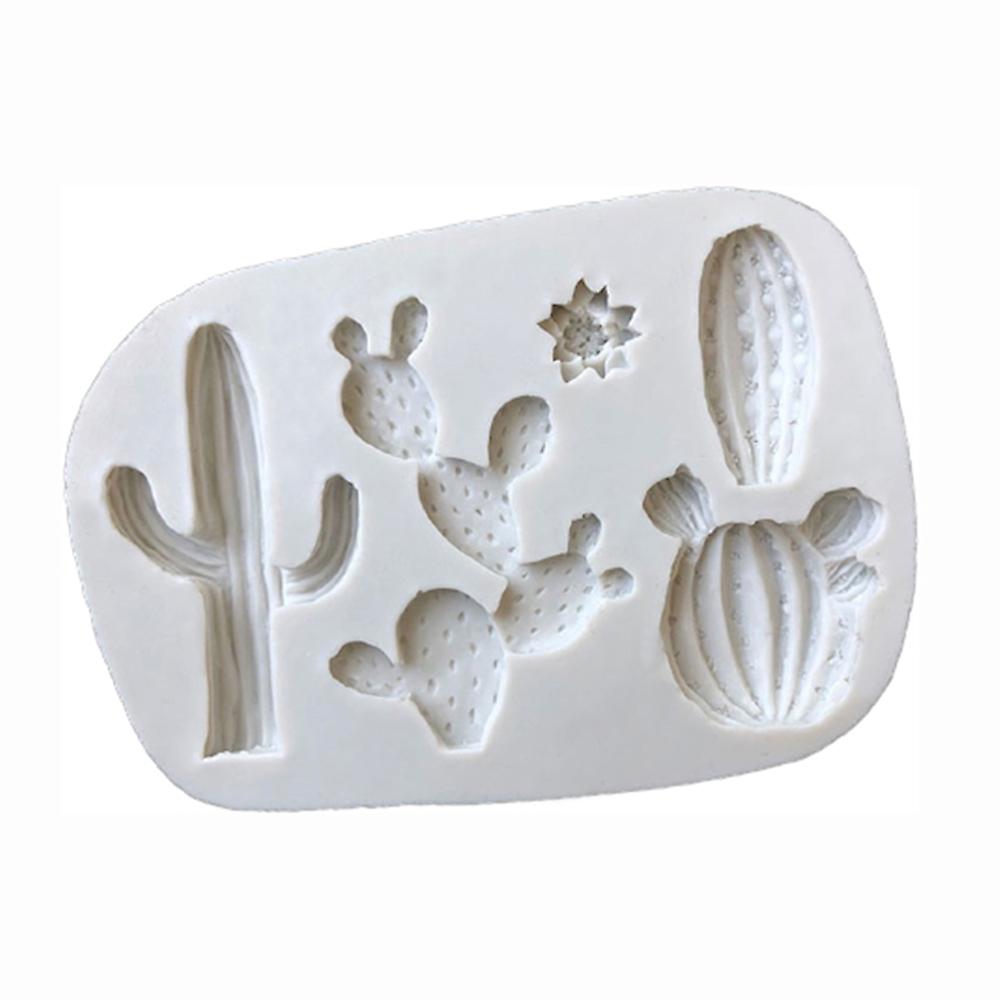 Plant Cactus Silicone Mold For Fondant Cake Decor Cupcakes Sugarcraft Cookies Candies Clay Bakeware Tools Baking Accessories