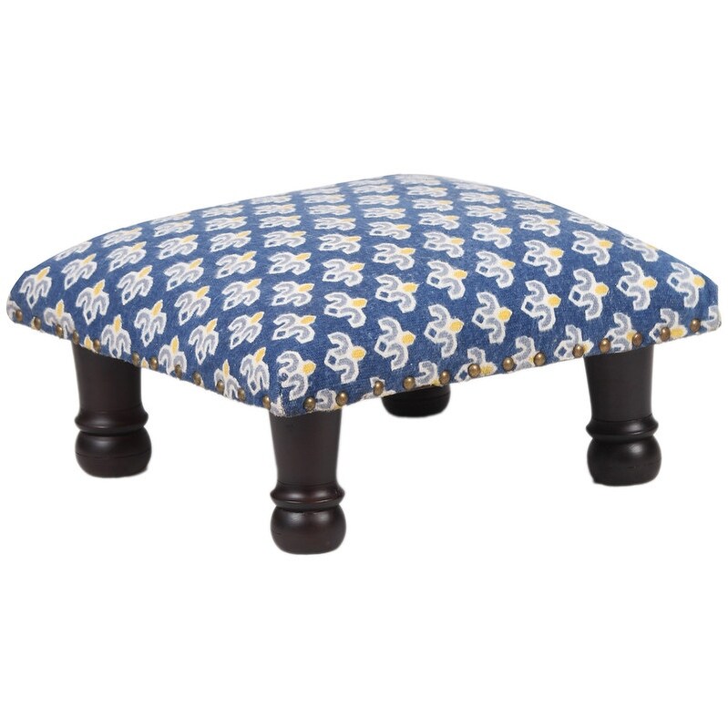 HERAT ORIENTAL Handmade Cotton Upholstered Footstool