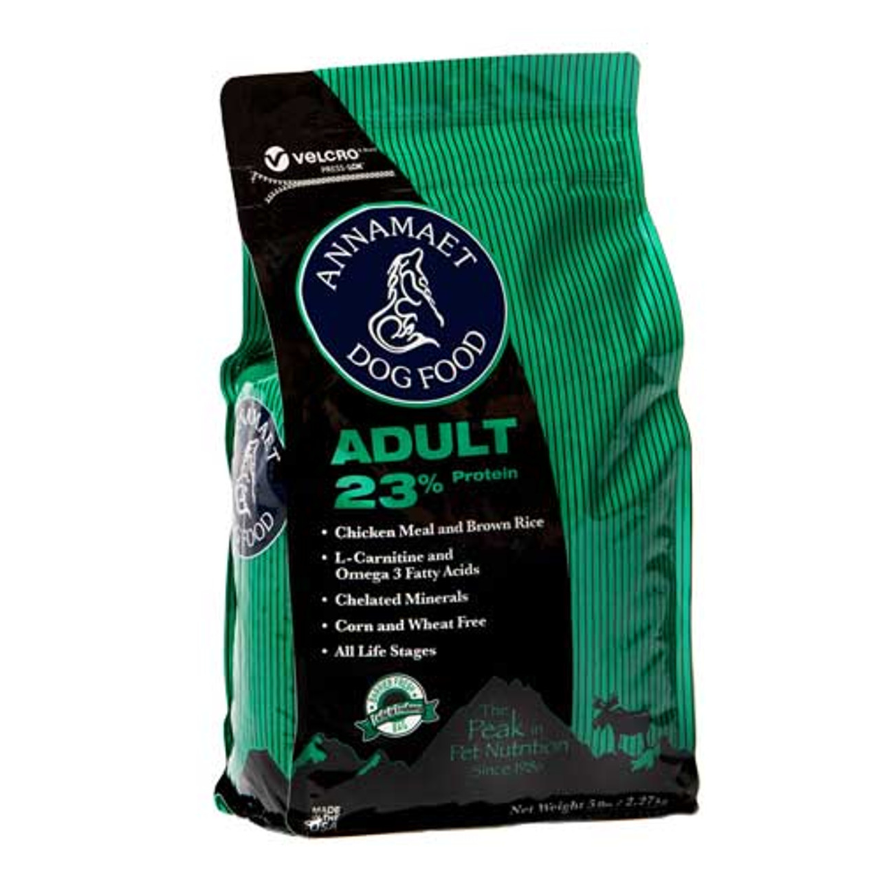 Annamaet Adult 23% Protein Adult Dry Dog Food， 40 Lbs.