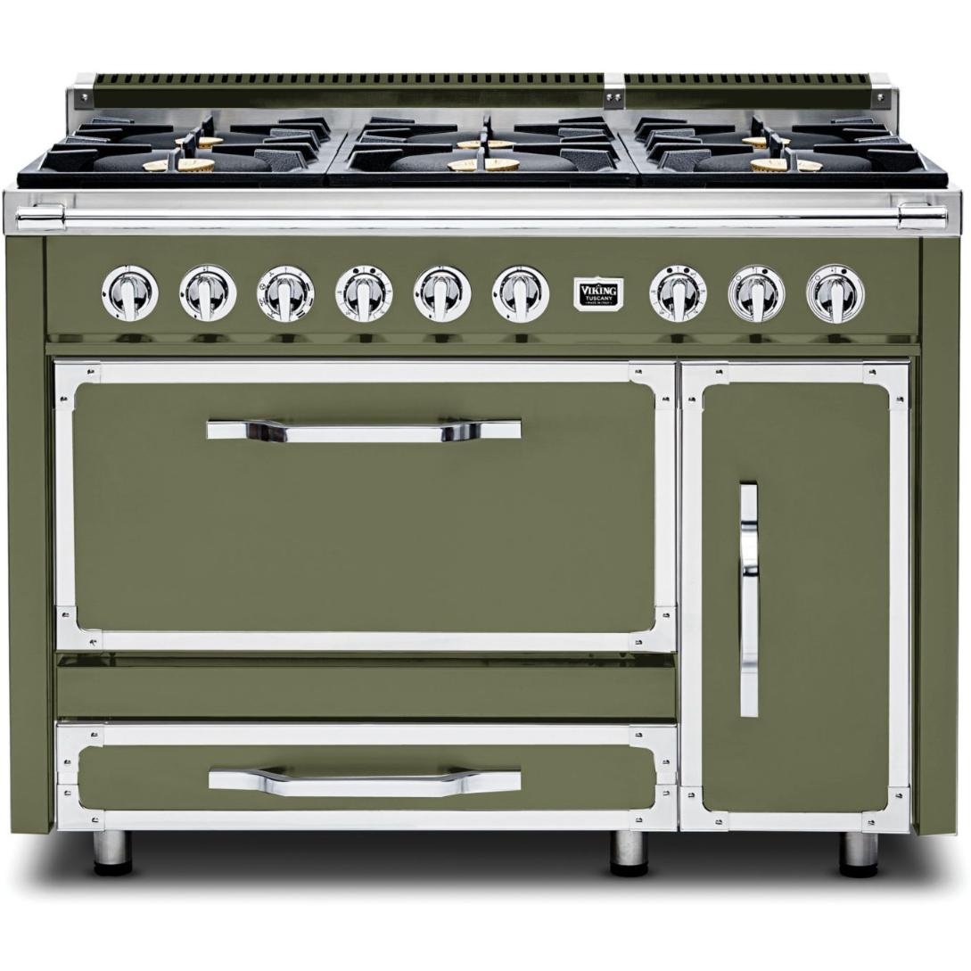 Viking 48-inch Freestanding Dual Fuel Range with True Convection Technology TVDR481-6BCY