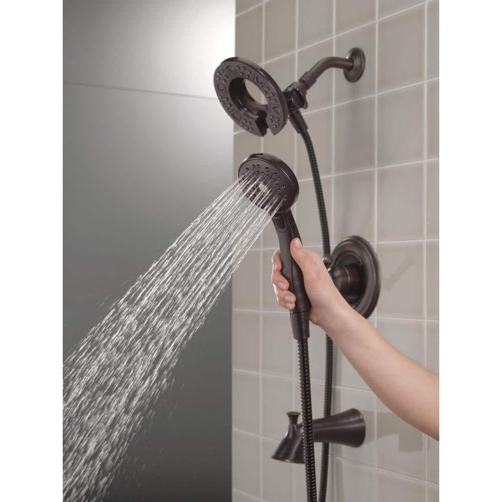 Delta Chamberlain In2ition SingleHandle 4Spray Tub and Shower Faucet in Venetian Bronze