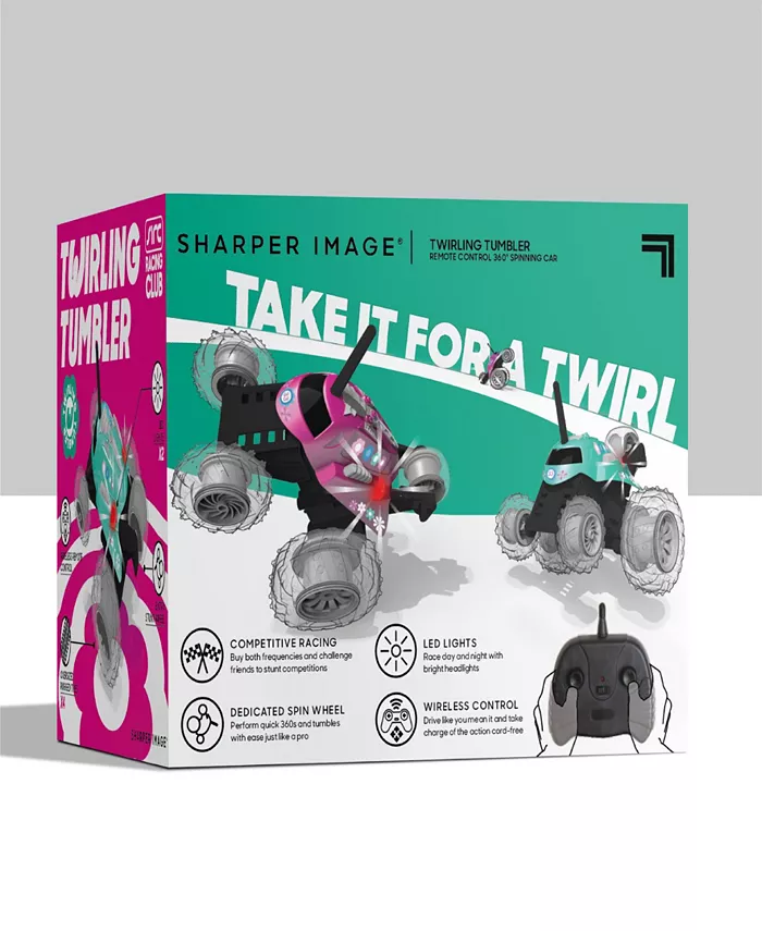 Sharper Image Thunder Tumbler Toy Radio Controlled Car Set 2 Piece