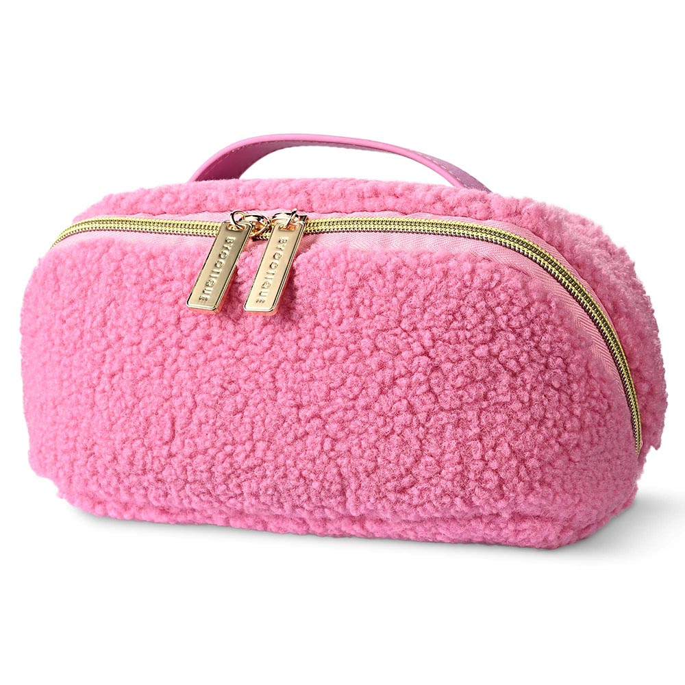 Yescom Travel Makeup Bag with Compartments Zipper