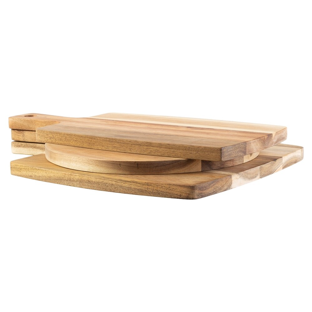 Cutting Boards for Kitchen   3 Piece Acacia Wood Cutting Board Set with by Classic Cuisine