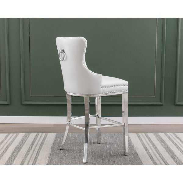 Best Quality Furniture Button-tufted Dining Counter Side Chairs