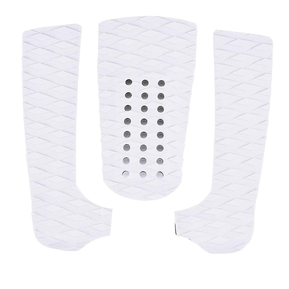 1 Set Eva Surf Surfboard Anti-skid Pad Short Board Foot Pad(white)