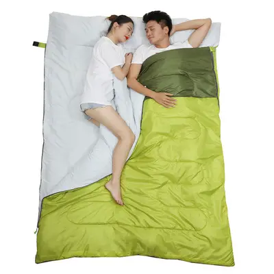 Double Sleeping Bag Waterproof For Camping Hiking