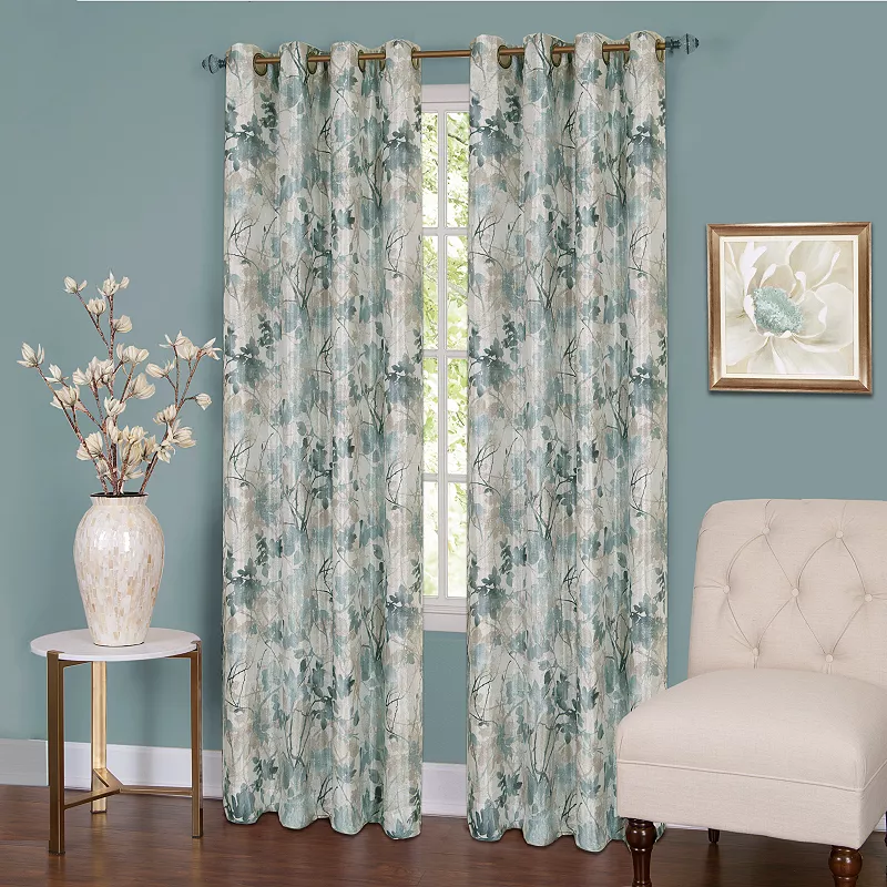 Achim Blackout 1-Panel Tranquil Window Curtain