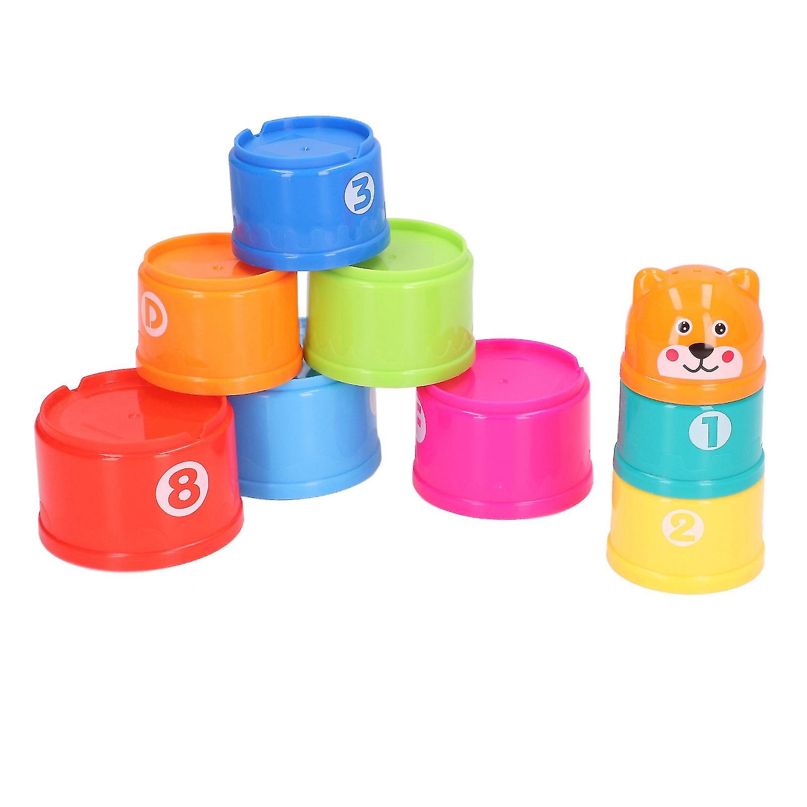 Stacking Cups Toy Set Nesting Cup Toy Hand Eye Coordination Educational Baby Building Toys