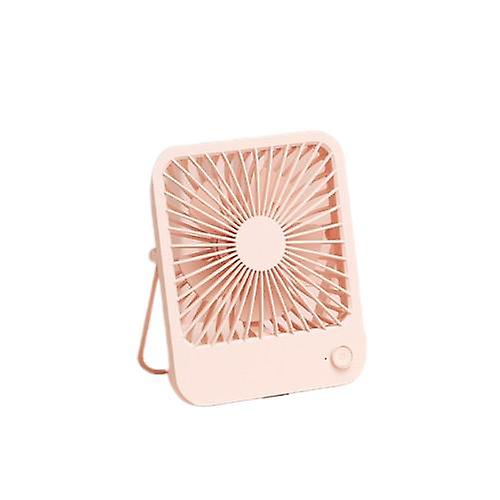 Small Desk Fan Ultra Quiet Table Fan Usb Rechargeable Strong Airflow Cooling Fan With 4 Speed Powerful Wind Offices Fan