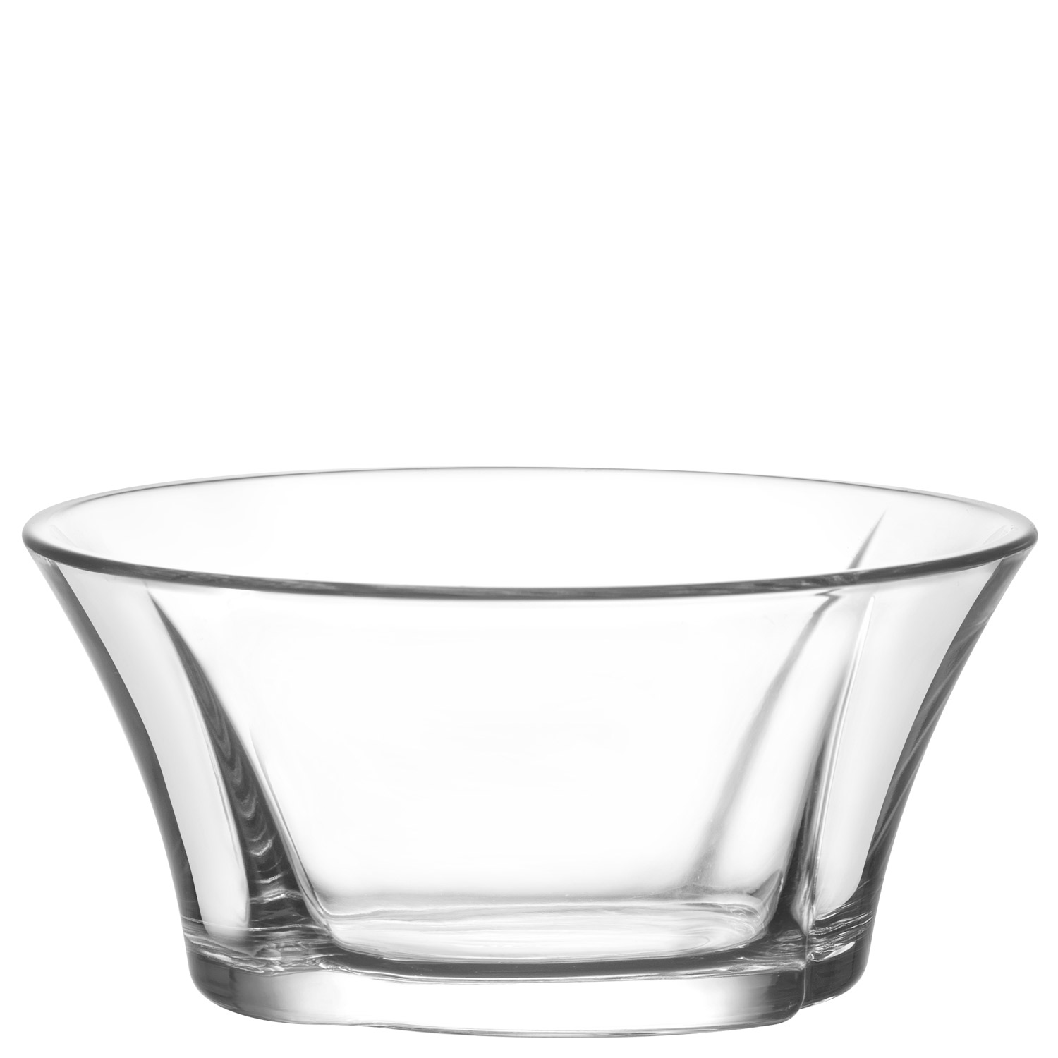 LAV Glass Snack Bowls Set of 6 - Clear Glass Dessert Serving Bowls 10 oz