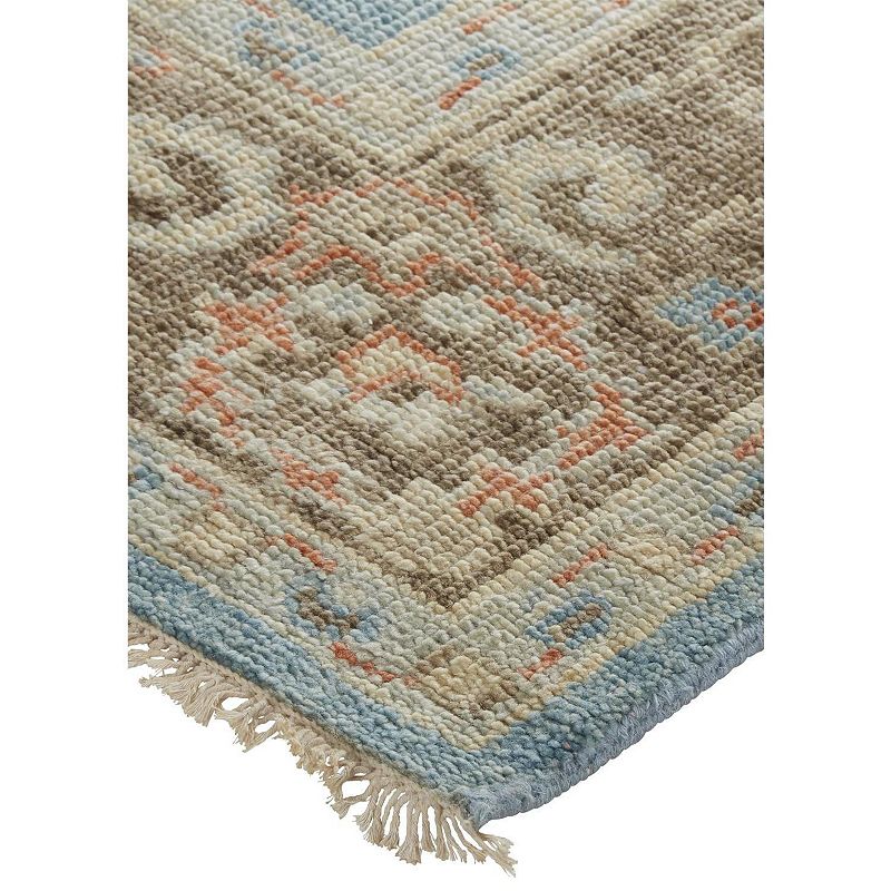 Weave and Wander Bennet Luxury Ornamental Floral Wool Rug