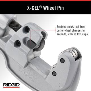 RIDGID 14 in. to 1-38 in. Model 35S Stainless Steel Tubing Cutter with Quick Cutting X-CEL Knob Contoured Frame Tubing Tool 29963