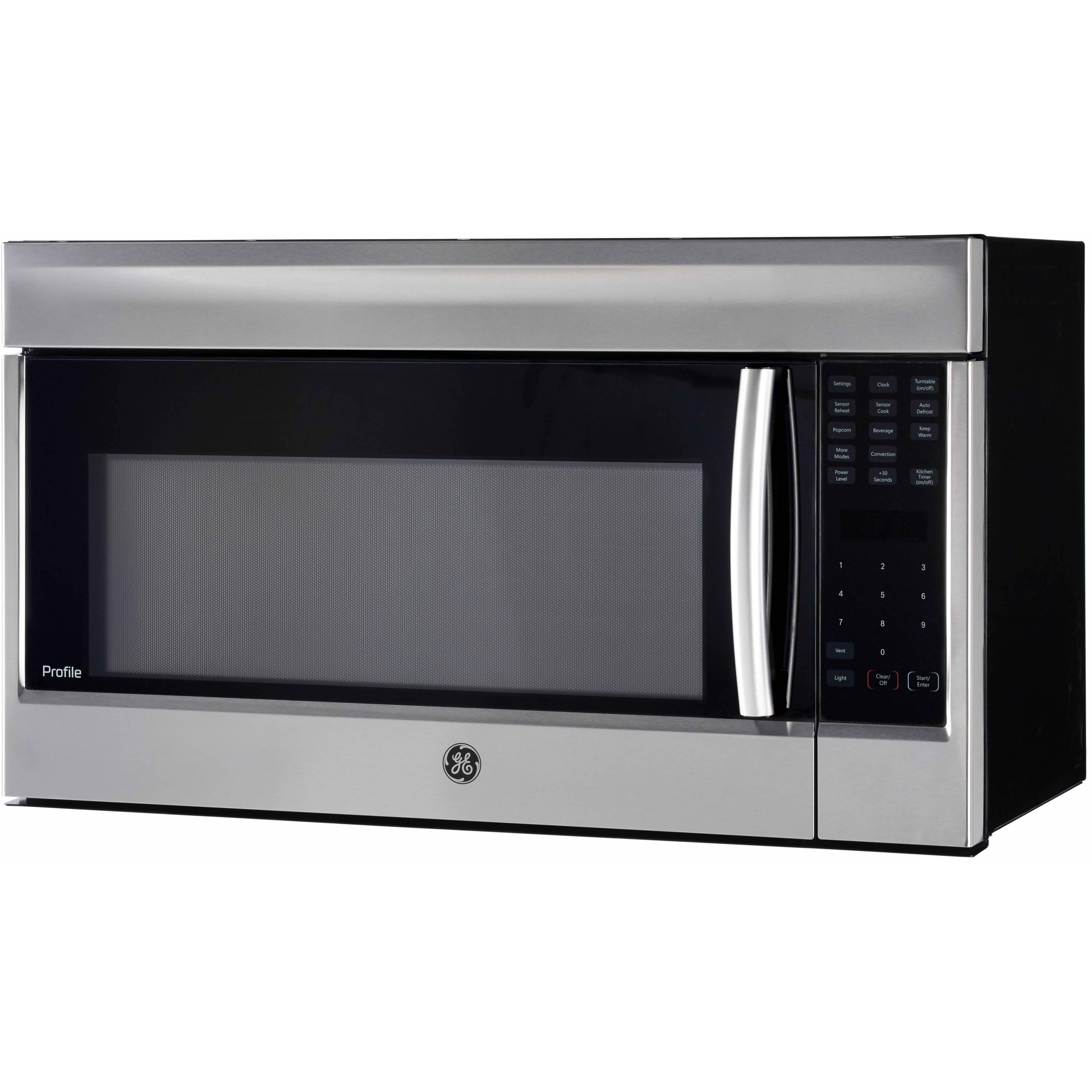 GE Profile 30-inch, 1.8 cu.ft. Over-the-Range Microwave Oven with Convection PVM1899SJC