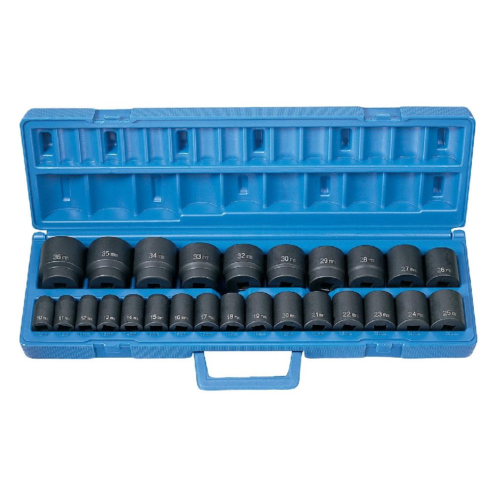 1/2 Drive 26 Pc. Standard Length Metric Master Set ;