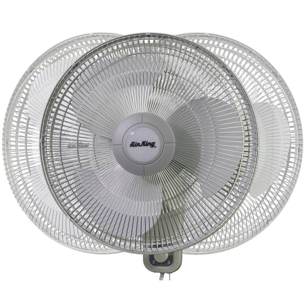 Air King 16 in. Commercial Grade Oscillating Wall Mount Fan 9016