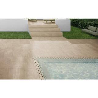 AMALFI 20X40 RECT. TAUPE PORCELAIN PAVER GRIP FINISH(1 BOX1 PIECE5.38 SQFT)(1 PALLET42 BOXES225.96 SQFT) TS667103