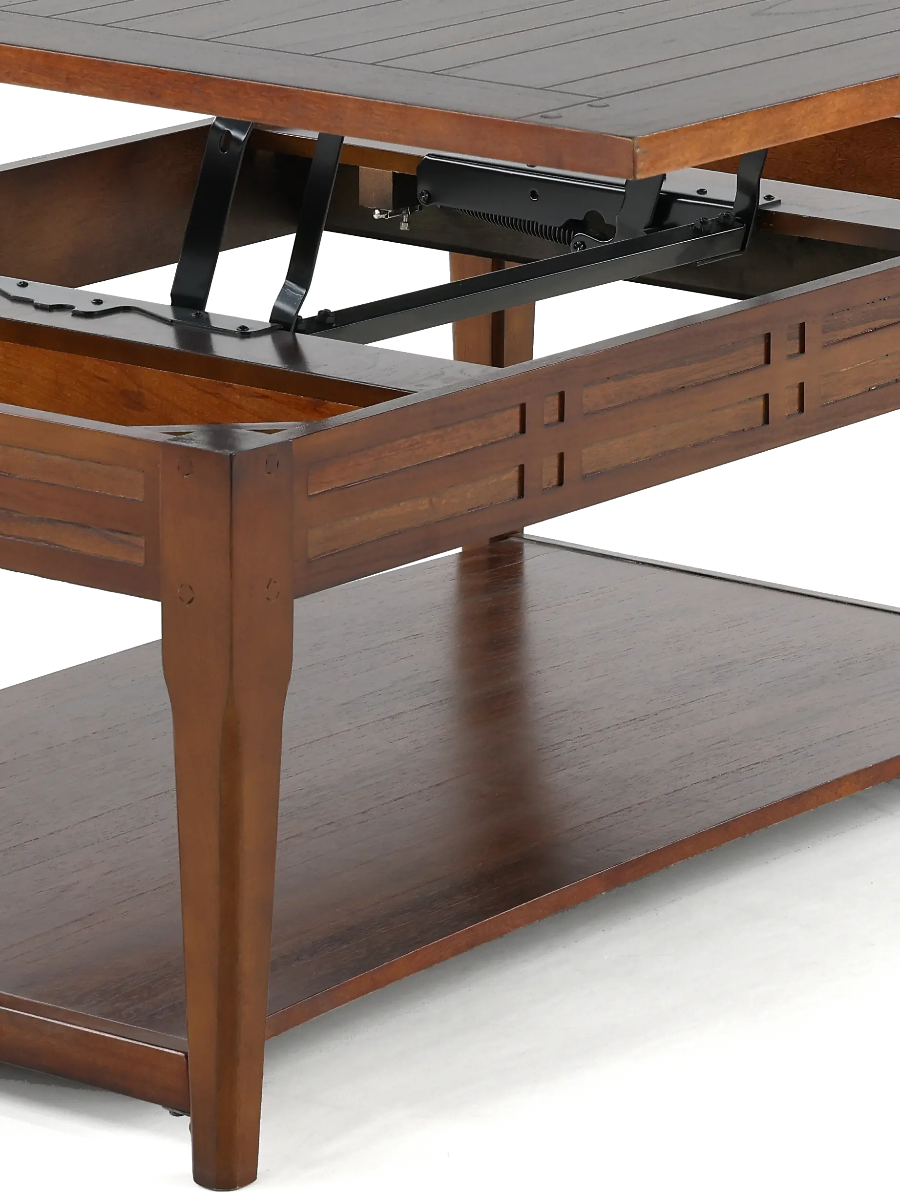 Crestline Dark Brown Lift Top Coffee Table