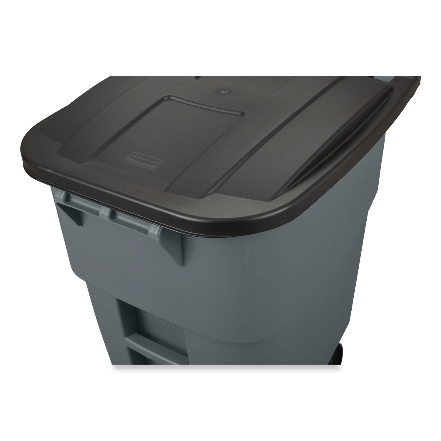 Square Brute Rollout Container by Rubbermaidandreg; Commercial RCP9W27GY