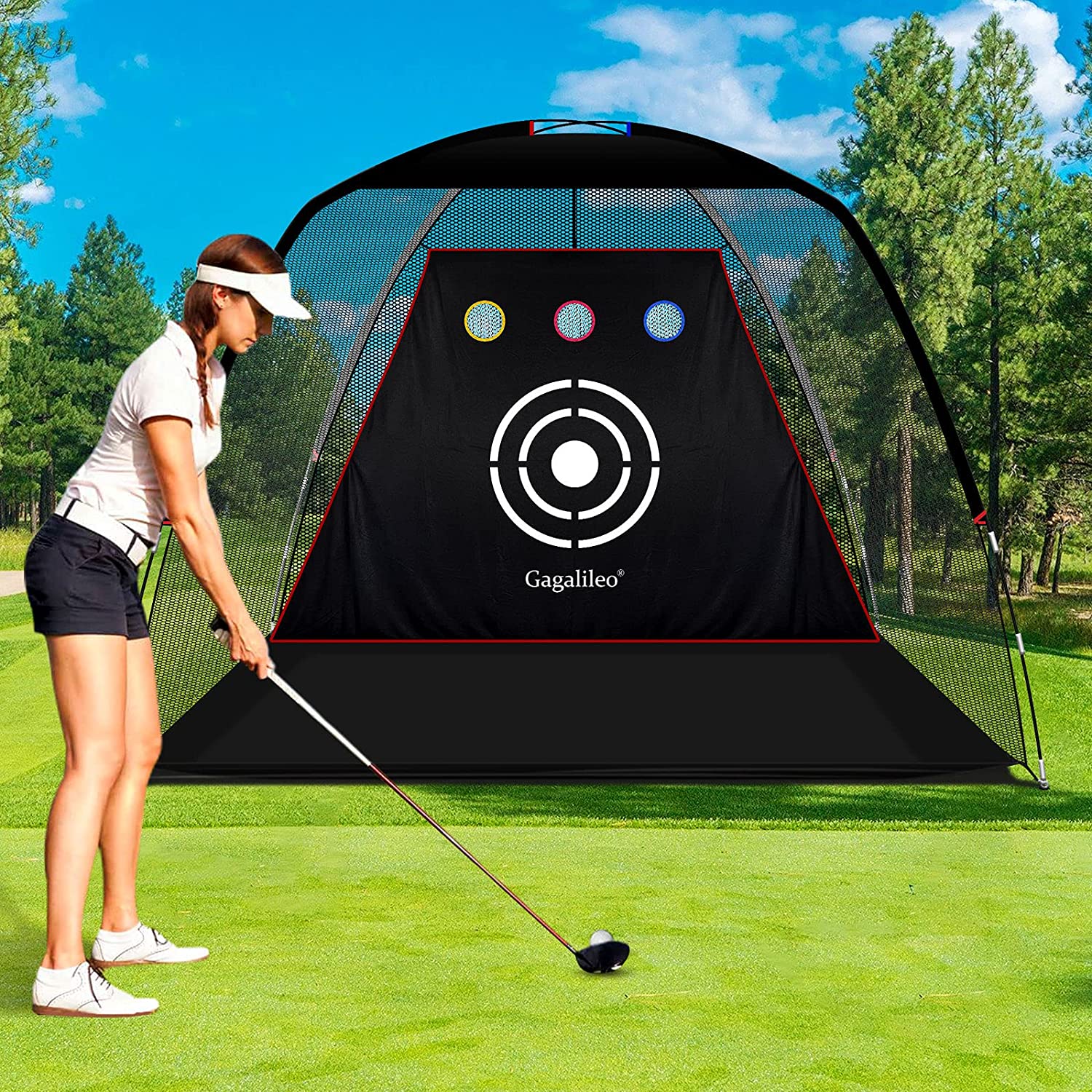 Golf Replacement Target 2in1 Chipping Target for Galileo Golf Net | for 3.6x5x7.8 Golf practice net | Galileo Sports