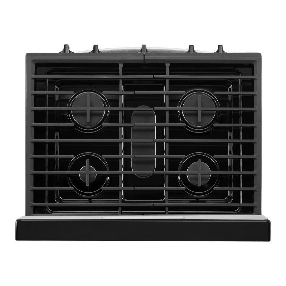 Whirlpool 30 in. 5-Burner Freestanding Gas Range in Stainless Steel WFG505M0MS