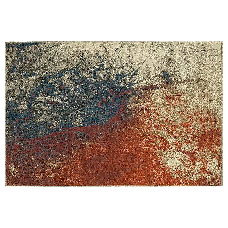 StyleHaven Portia Spilled Paint Abstract Rug