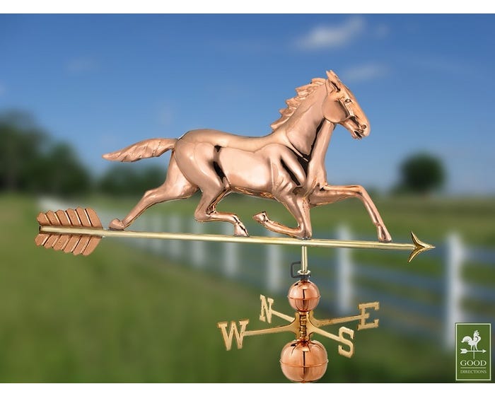 Good Directions Horse Weathervane 958P