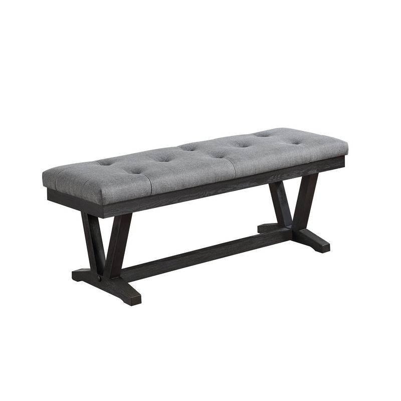 Best Quality Furniture Button Tufted Linen Fabric Benches