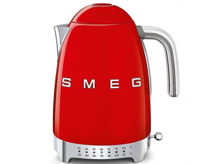 Smeg 50's Retro Style Red Variable Temperature Kettle