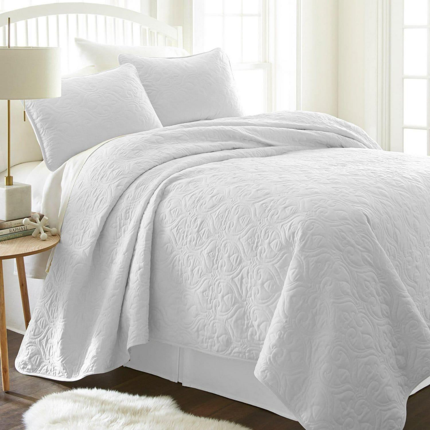 Damask Quilted Coverlet Set by Noble Linens  Crowdfused