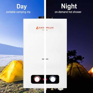 CAMPLUX ENJOY OUTDOOR LIFE Camplux Pro 10L 2.64 GPM Outdoor Portable Liquid Propane Gas Tankless Water Heater BD264-N1