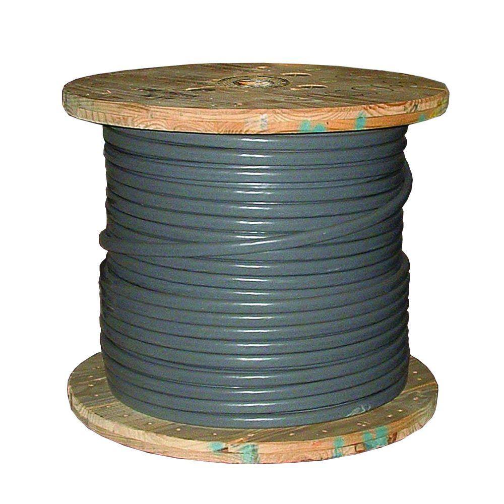 Southwire 500 ft. 40-40-20 Gray Stranded AL SEU Cable 13097101