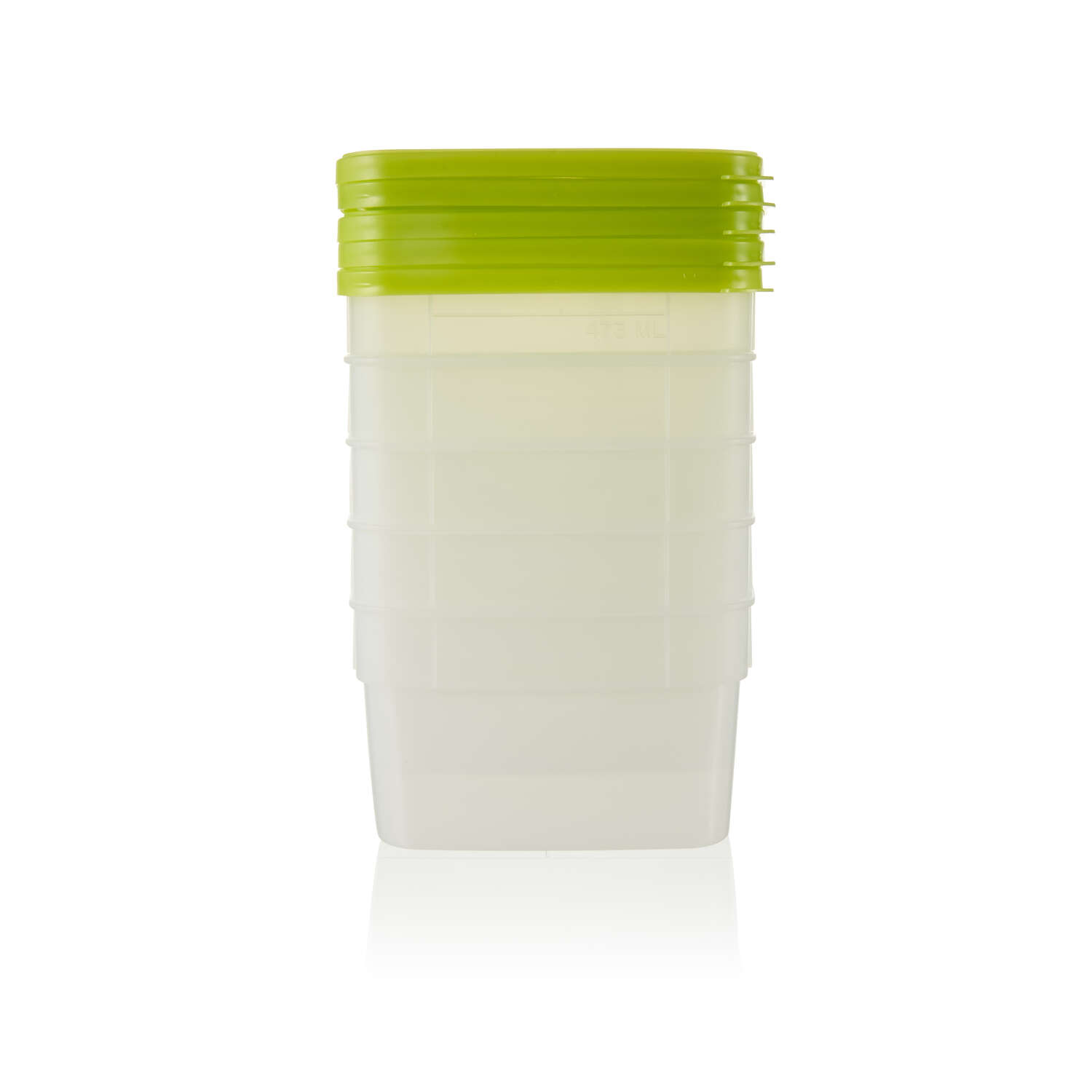 Arrow Home Products 1 pt White Food Storage Container Set 5 pk