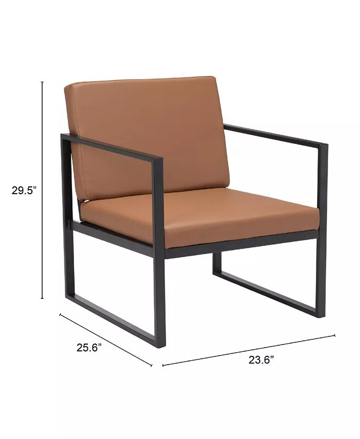 Zuo Claremont Arm Chair