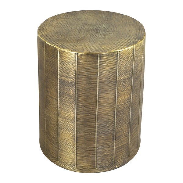 Chris Side Table Antique Brass