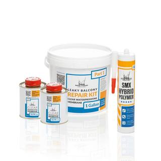 Clear wallpaper Waterproofing Kit - 1Gal - 170sq ft Coverage CWWK1G