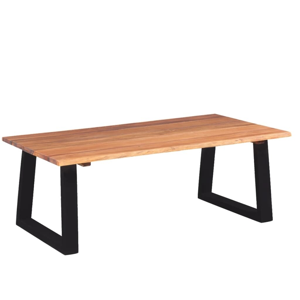 vidaXL Coffee Table Solid Acacia Wood 43.3