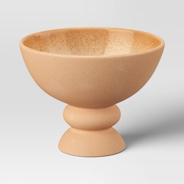 Ceramic Organic Modern Pedestal Bowl