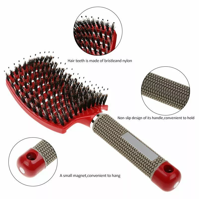 🔥 BIG SALE - 48% OFF🔥🔥 New Year Sale 49% discount - Detangler Bristle Nylon Hairbrush