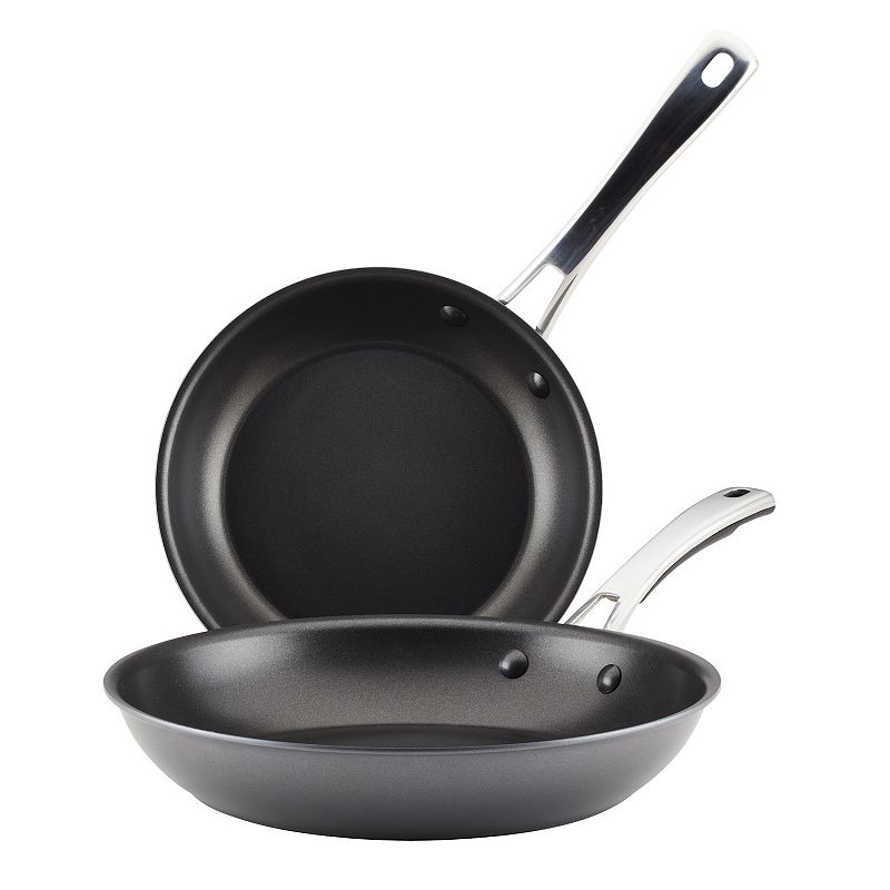 Rachael Ray Cook + Create 2-pc. Hard-Anodized Nonstick Frypan Set