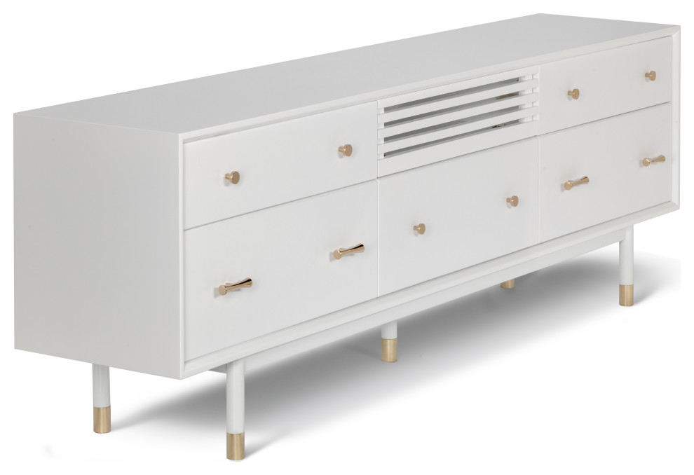 Lala Low TV Stand   Midcentury   Entertainment Centers And Tv Stands   by LIEVO  Houzz