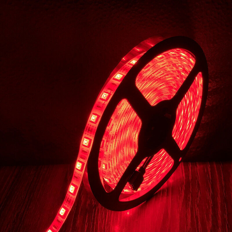 Wireless Waterproof LED Strip Light 16.4ft For Boat / Truck / Car/ Suv / Rv Red