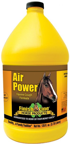 Finish Line Air Power Cough Relief Respiratory Liquid Horse Supplement