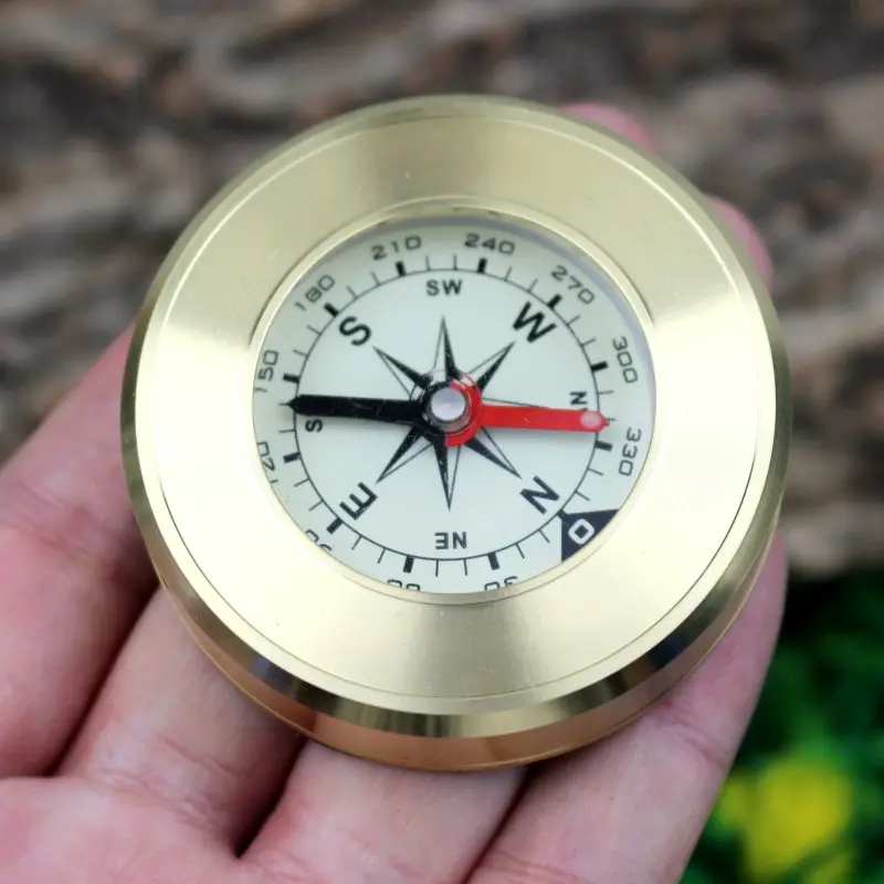 Manufacturers direct sales 57mm brass outdoor mountaineering camping multifunctional compass