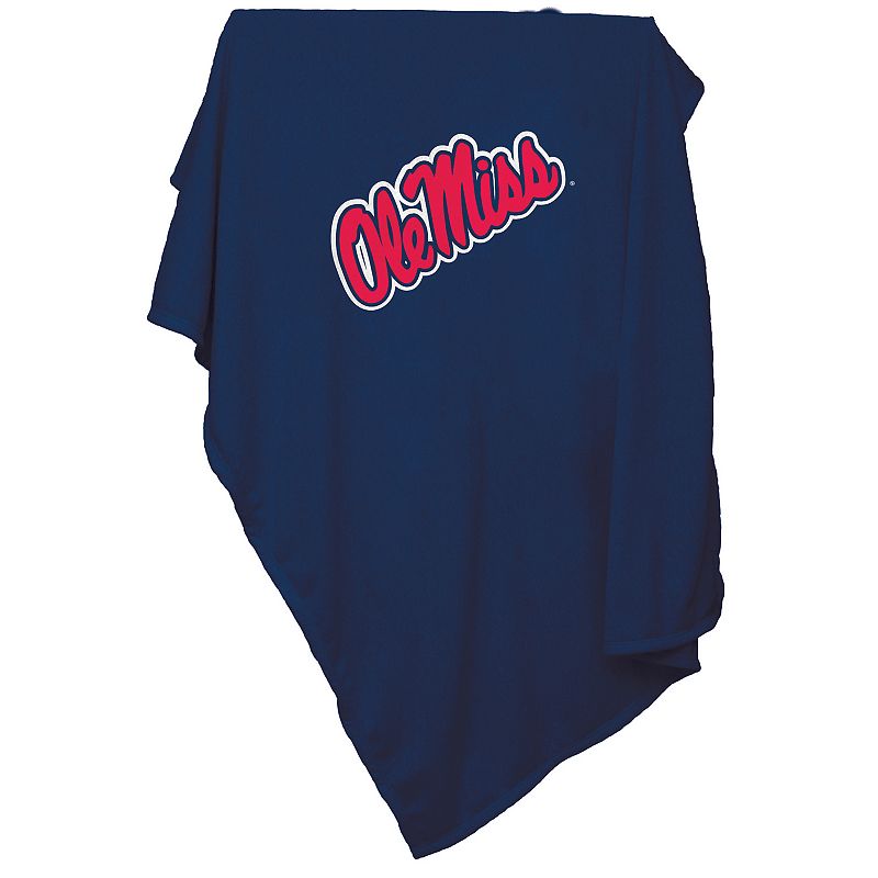 Logo Brand Ole Miss Rebels Sweatshirt Blanket