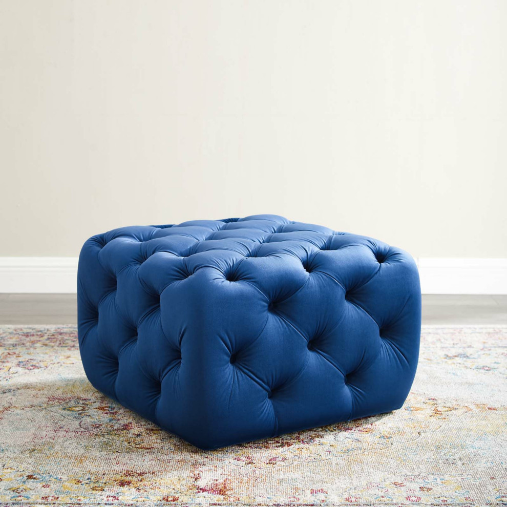 Nevaeh Ottoman   Contemporary   Footstools And Ottomans   by HedgeApple  Houzz