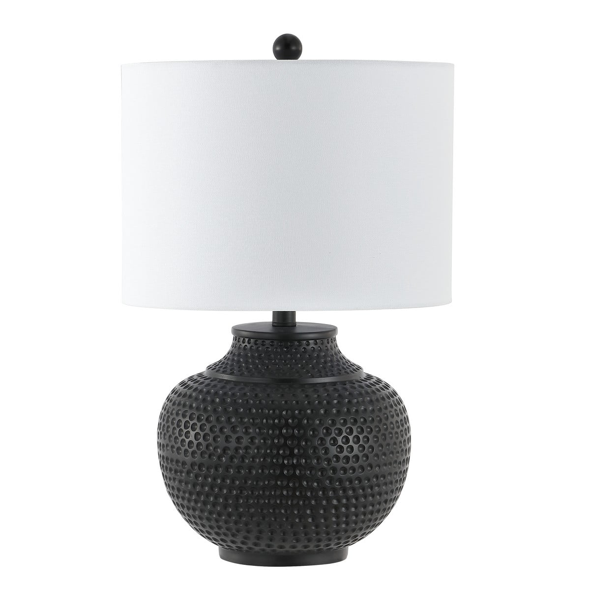 SAFAVIEH Hemper 21.5 in. Ancient Inspirations Table Lamp, Matte Black